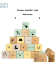 Mini Alphabet Letters Wooden Blocks Toy