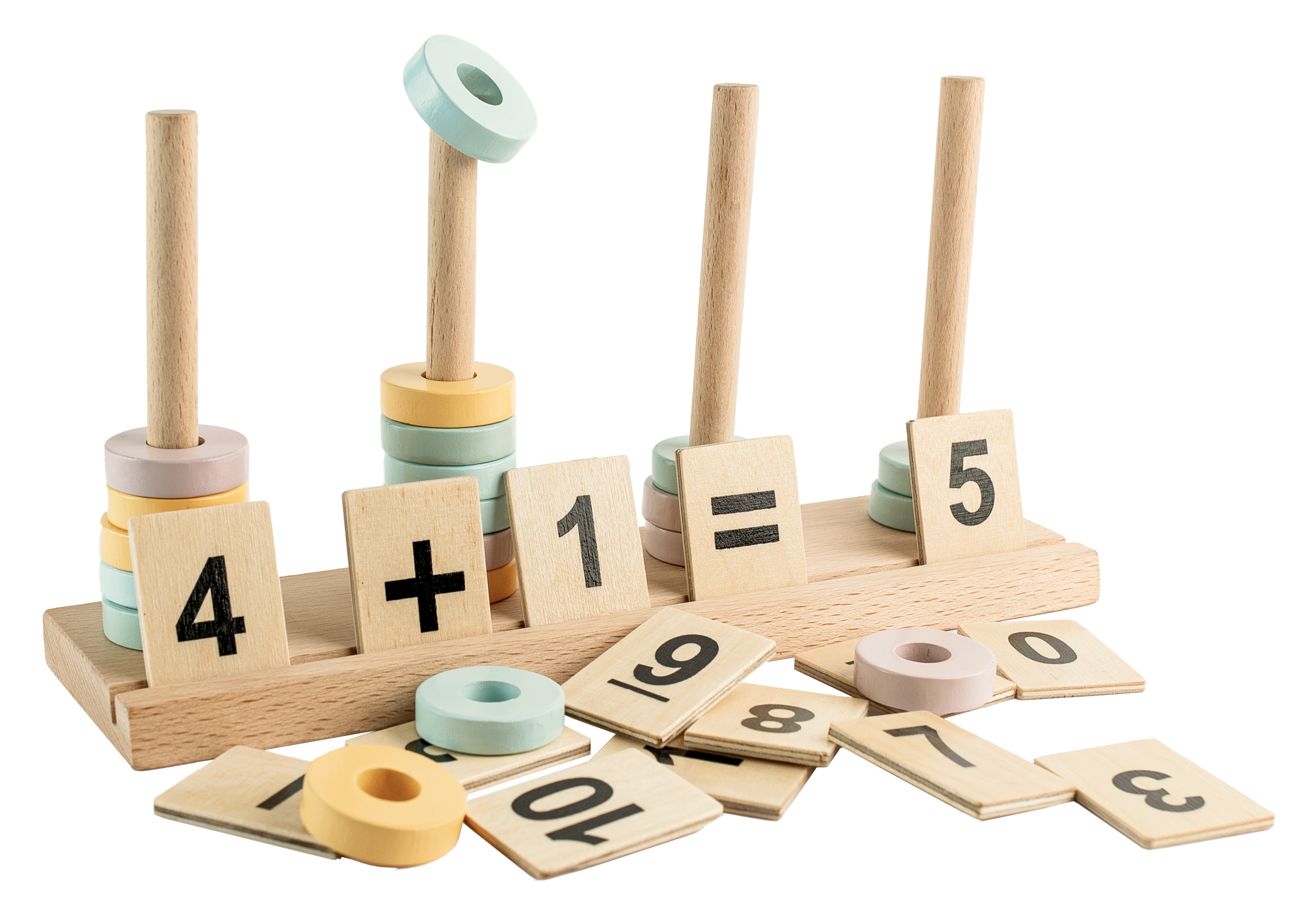Buy Math Genius Abacus Counting Wooden Toy Level 1 Online Sadora