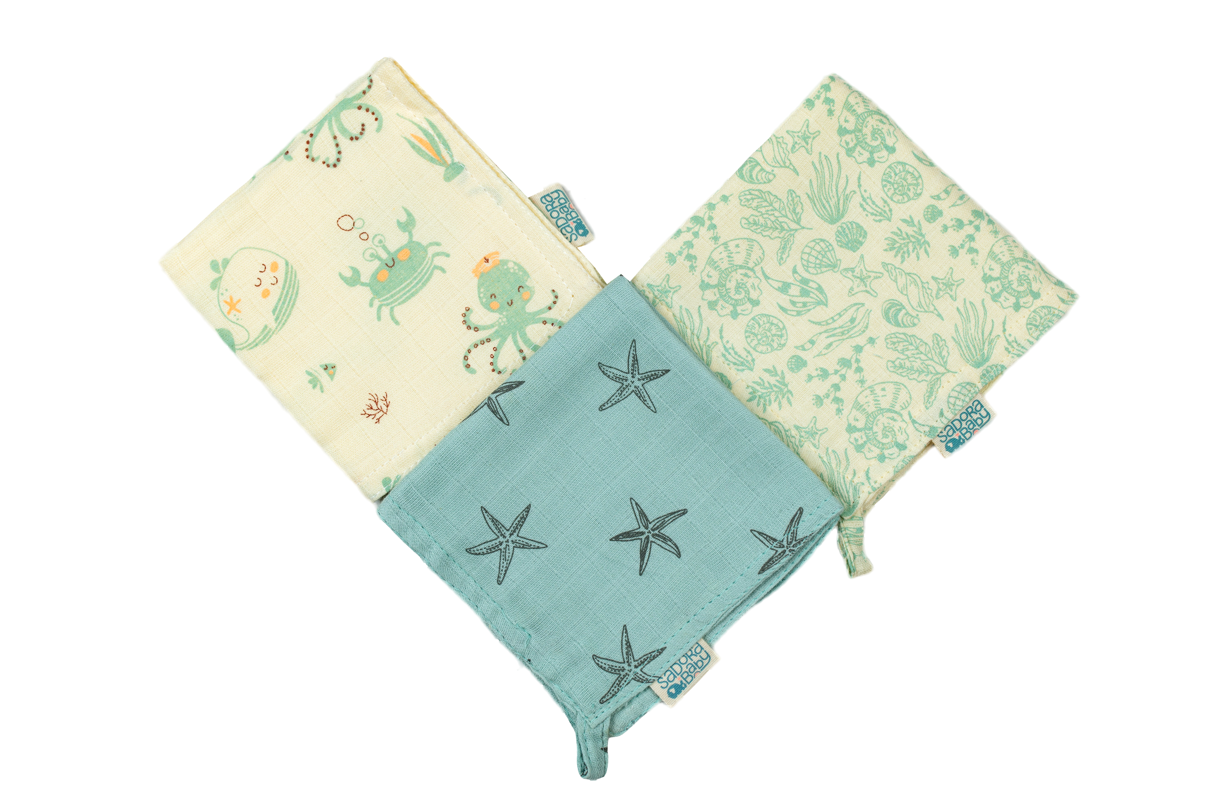 Face Cloth / Starfish / Shell / Undersea