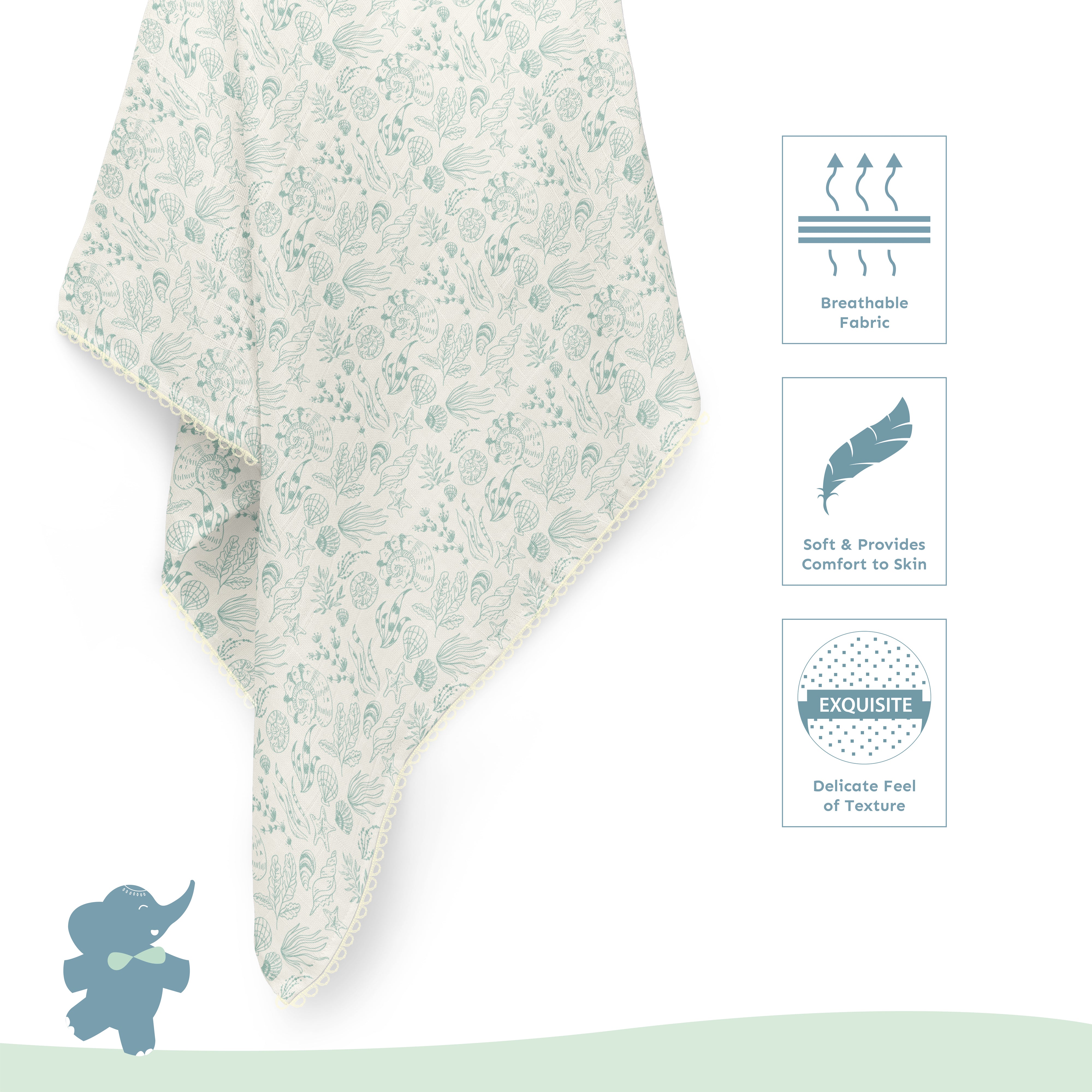 Two Layered Muslin Blanket / Shell