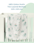 Two Layered Muslin Blanket / Undersea