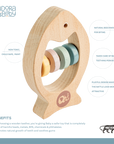 Mr. Fish Wooden Teether