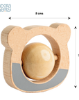 Baby Bear Roller Rattle and Teether