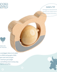 Baby Bear Roller Rattle and Teether