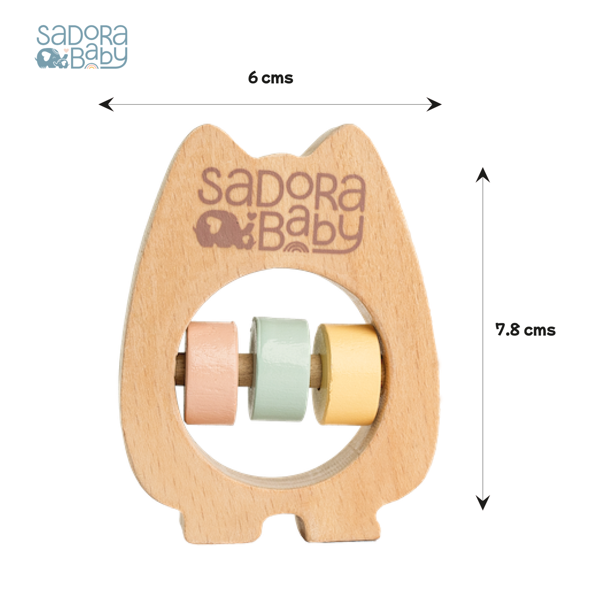 Baby Bear Wooden Teether