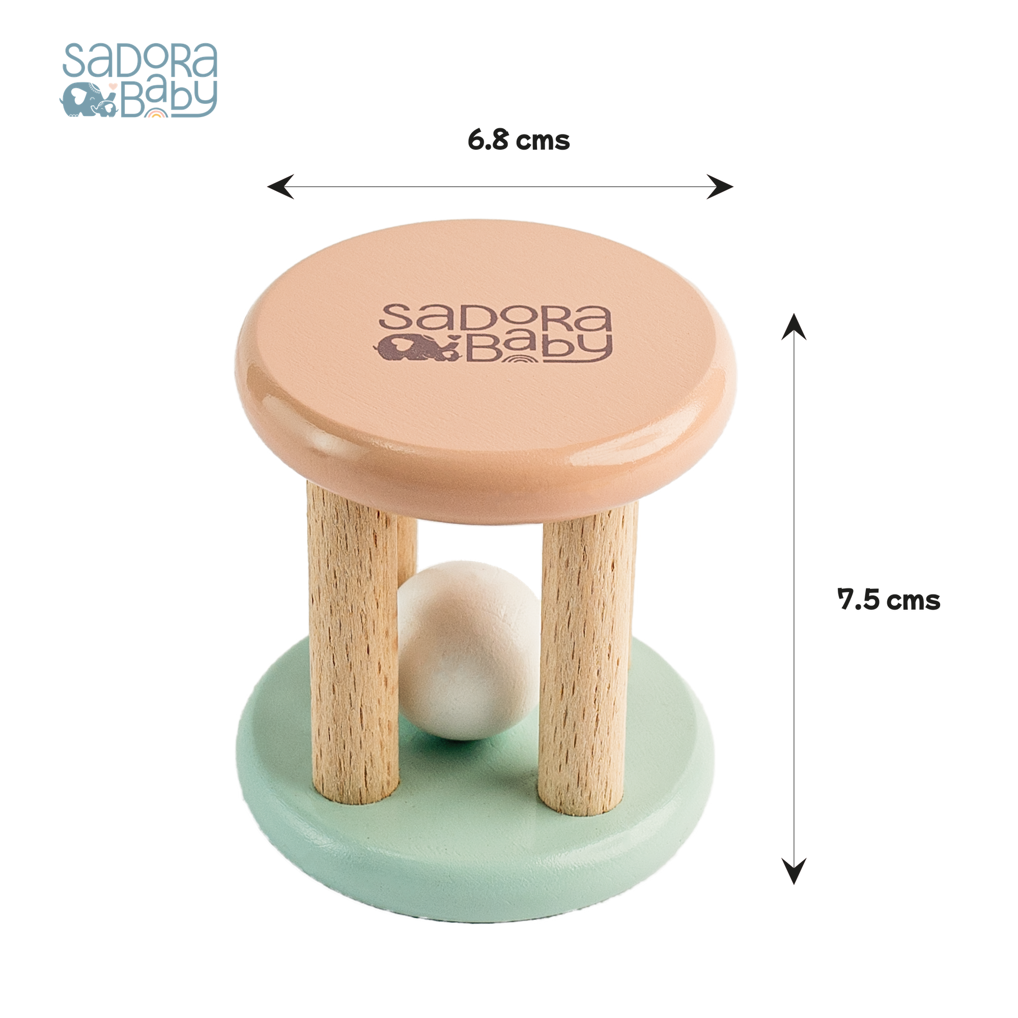 Wooden Roll ‘n’ Rattle