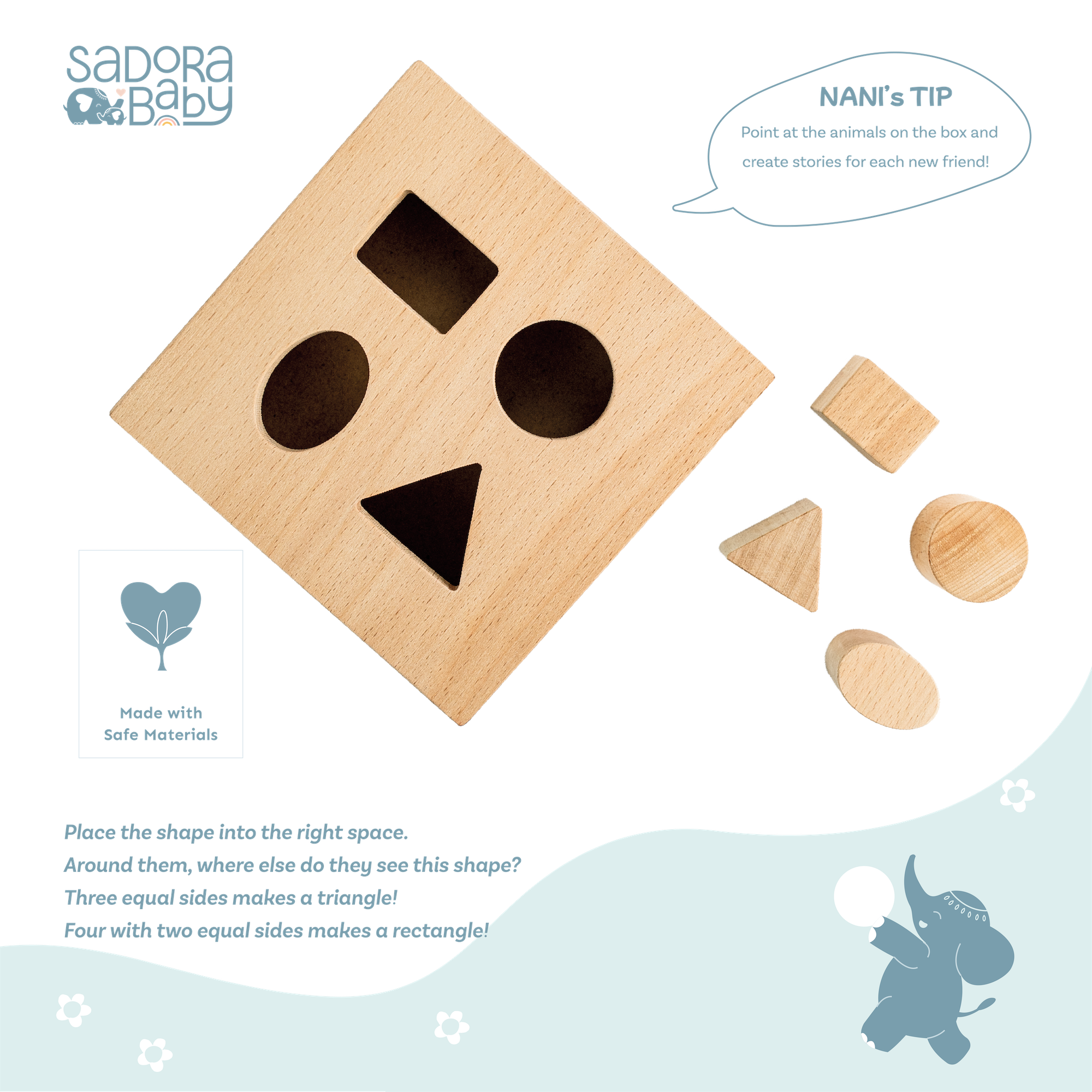 Wooden Box Shape Sorter