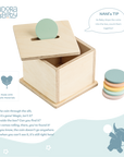 Montessori Wooden Coinbox