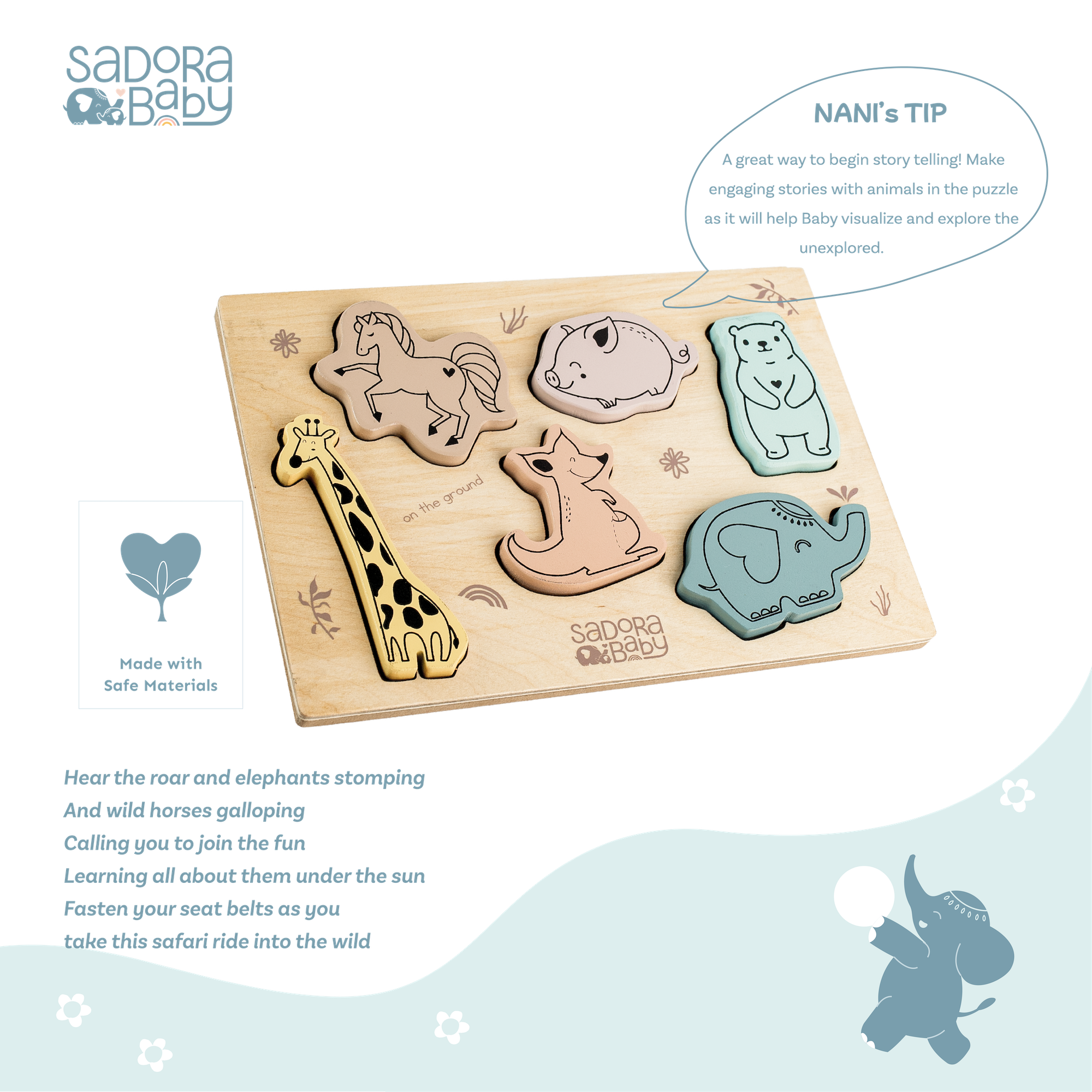 Jungle Explorer Wooden Puzzle
