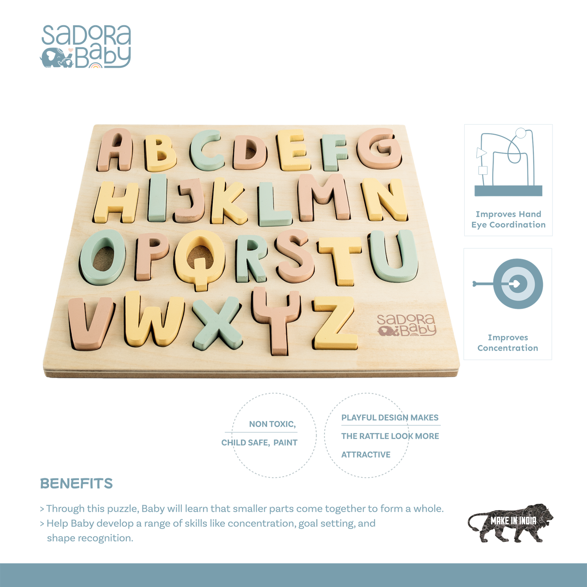 Wooden Alphabet Puzzle