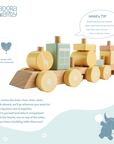 Wooden Choo-Choo Train Set