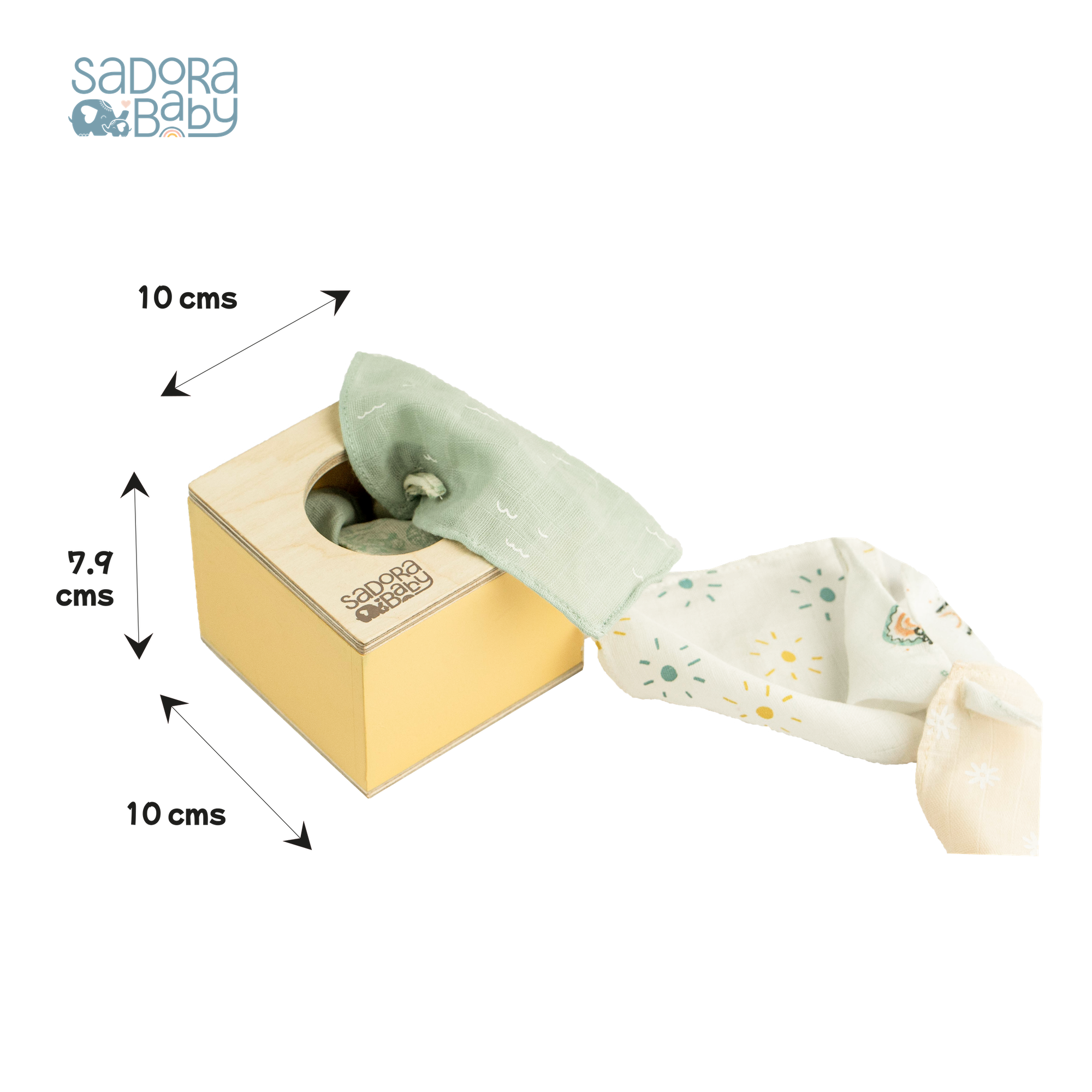 Montessori Wooden Tissue Box