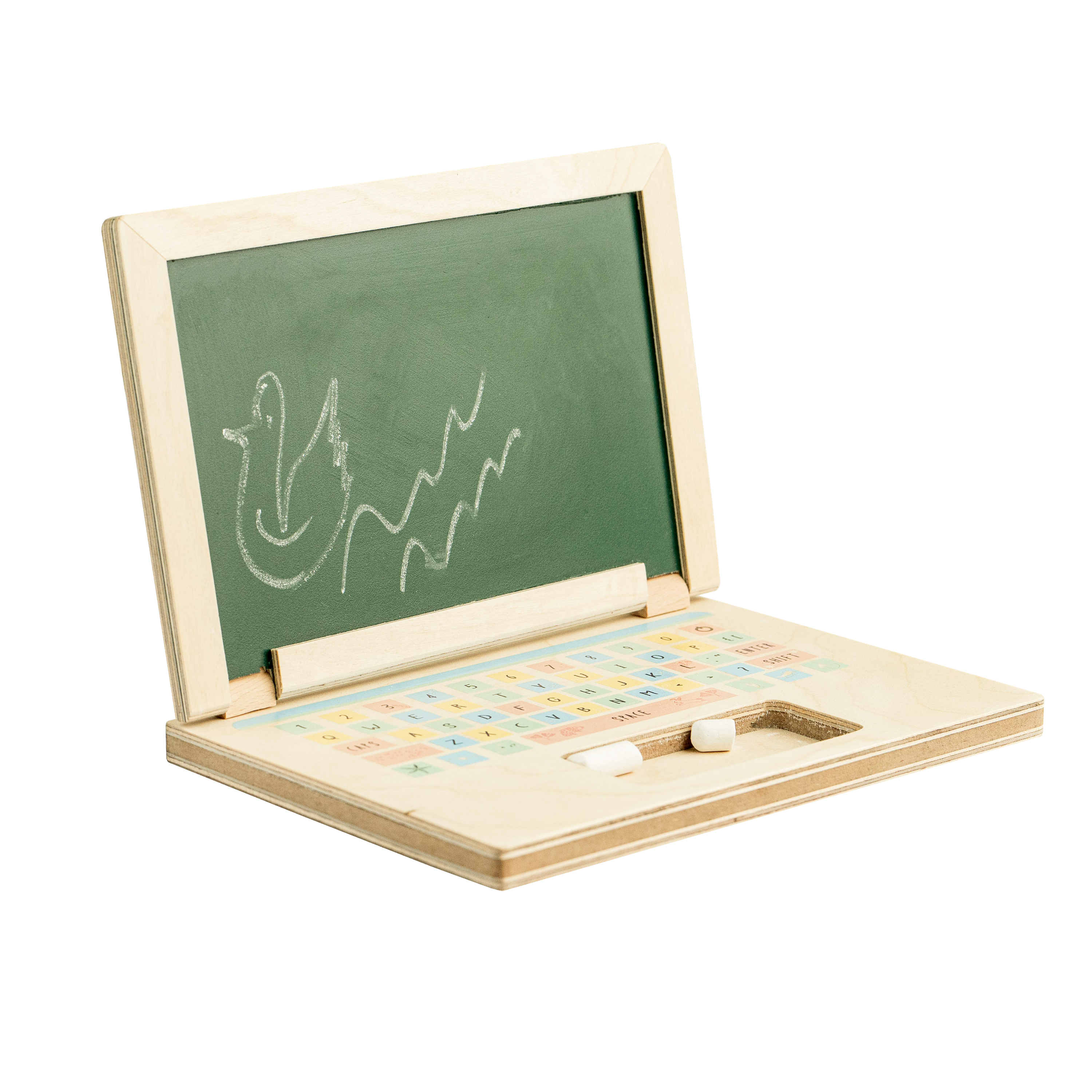 Montessori Wooden Laptop
