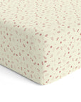 Baby Cot Fitted Sheets / 140 x 80 / Blush Hedgehog