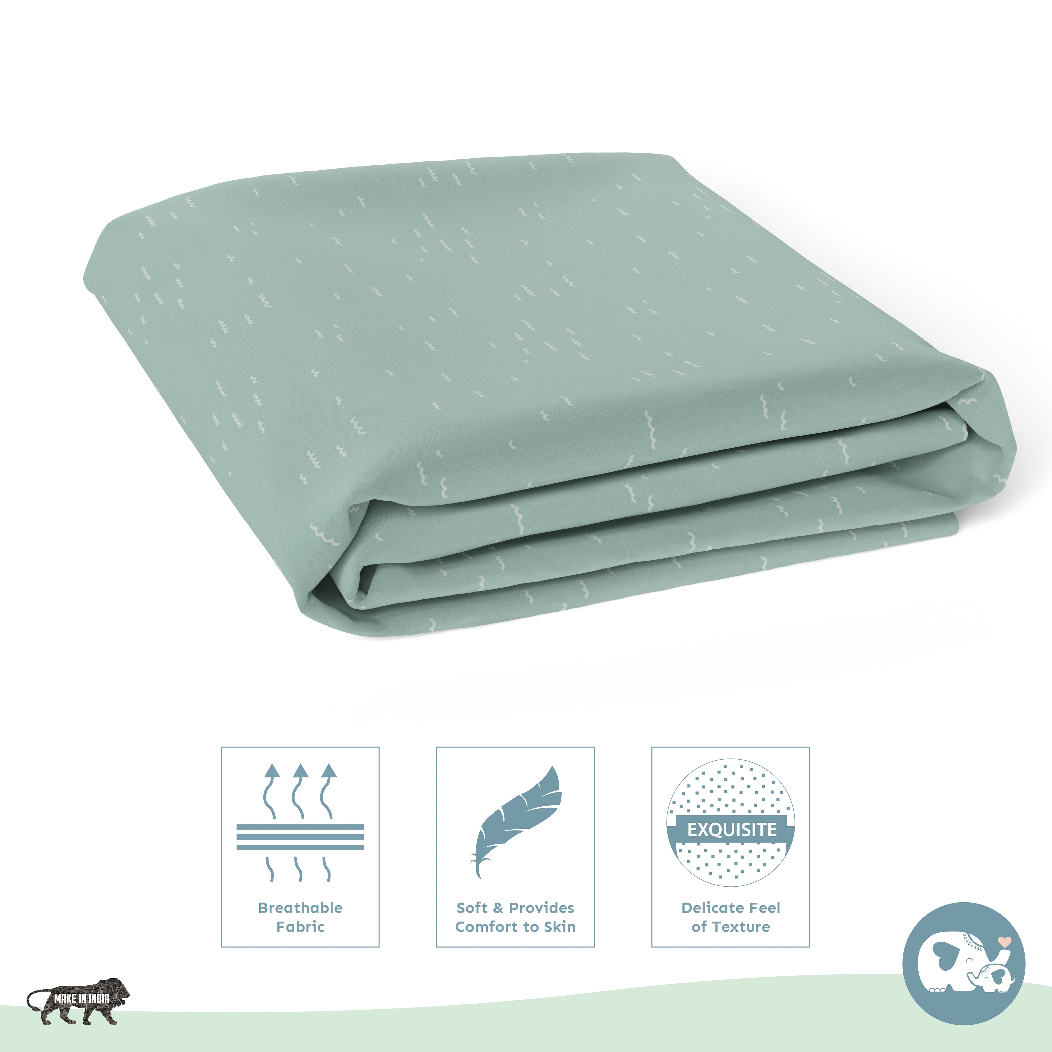 Toddler Bedsheets / 250 x 150 / Waves