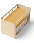 Baby Cot Fitted Sheets / 140 x 80 / Mustard Elephant