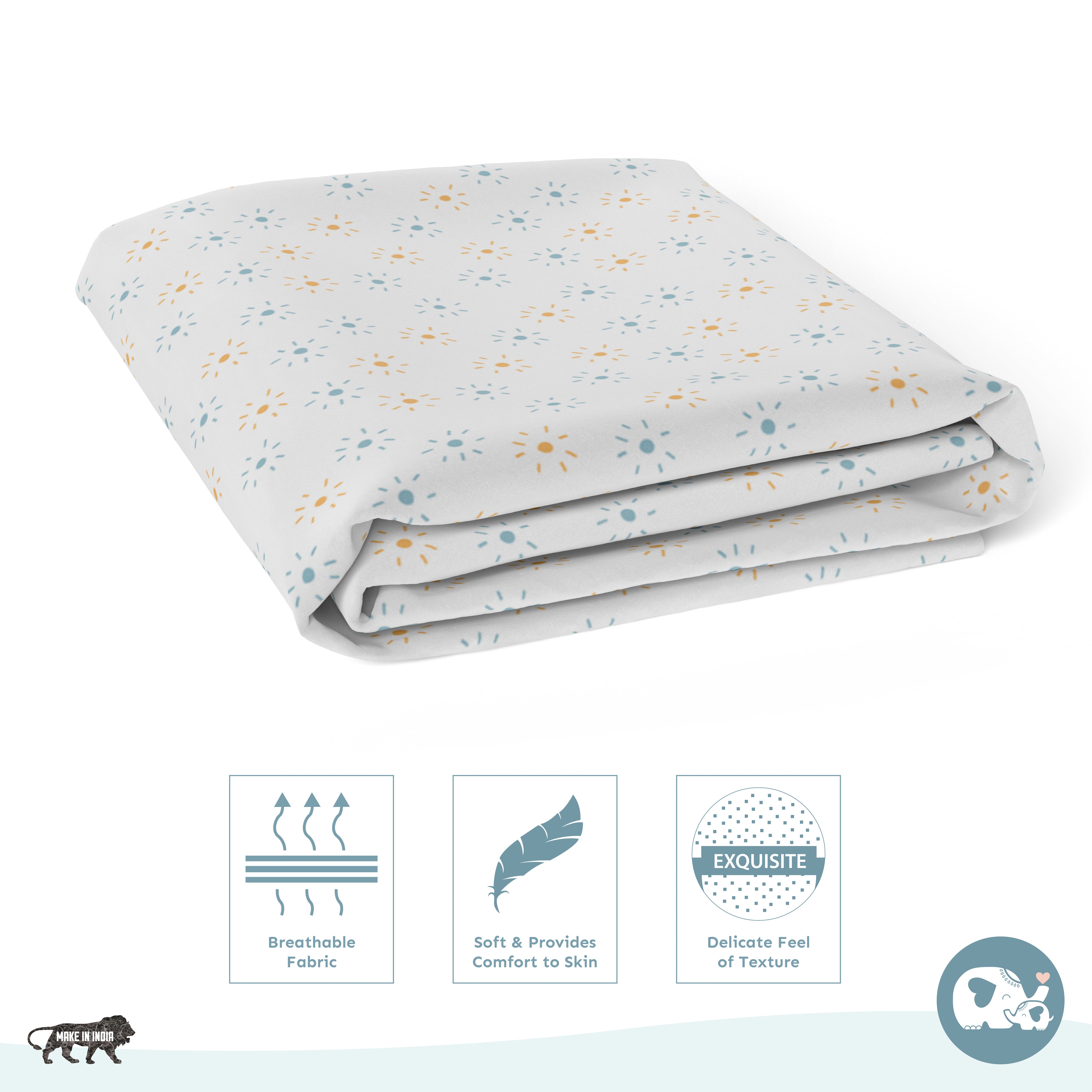 Toddler Bedsheets / 250 x 150 / Sun