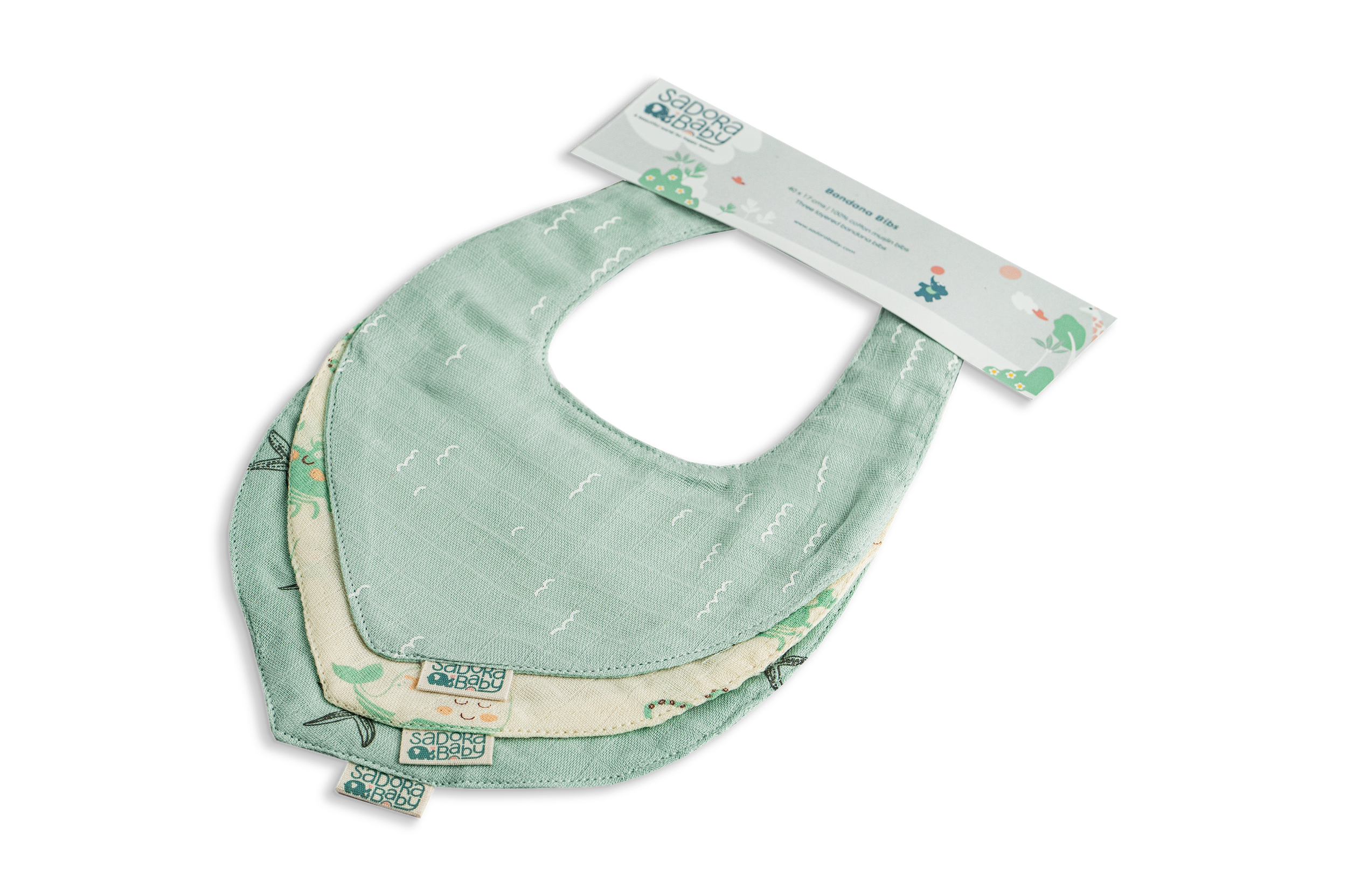 Bandana Bib Waves / Starfish / Undersea