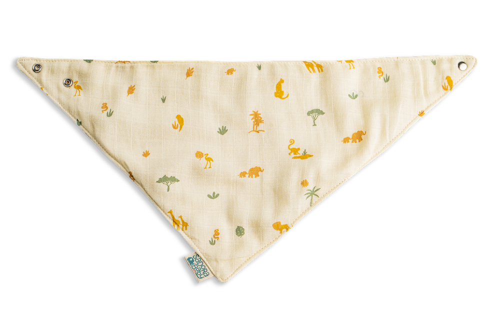 Triangle Bib / Elephant / Savanna / Aztec