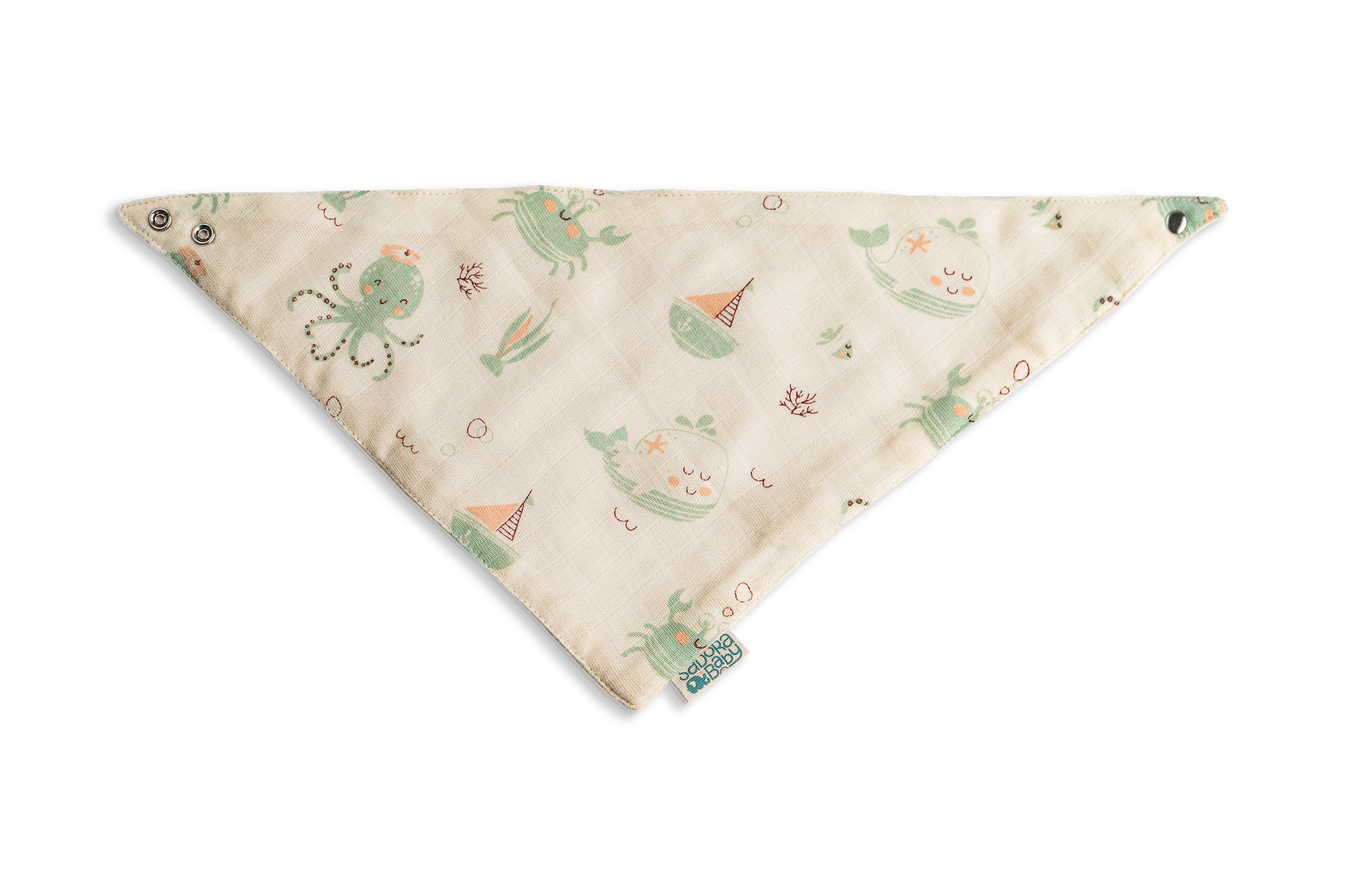 Triangle Bib / Waves / Shell / Undersea