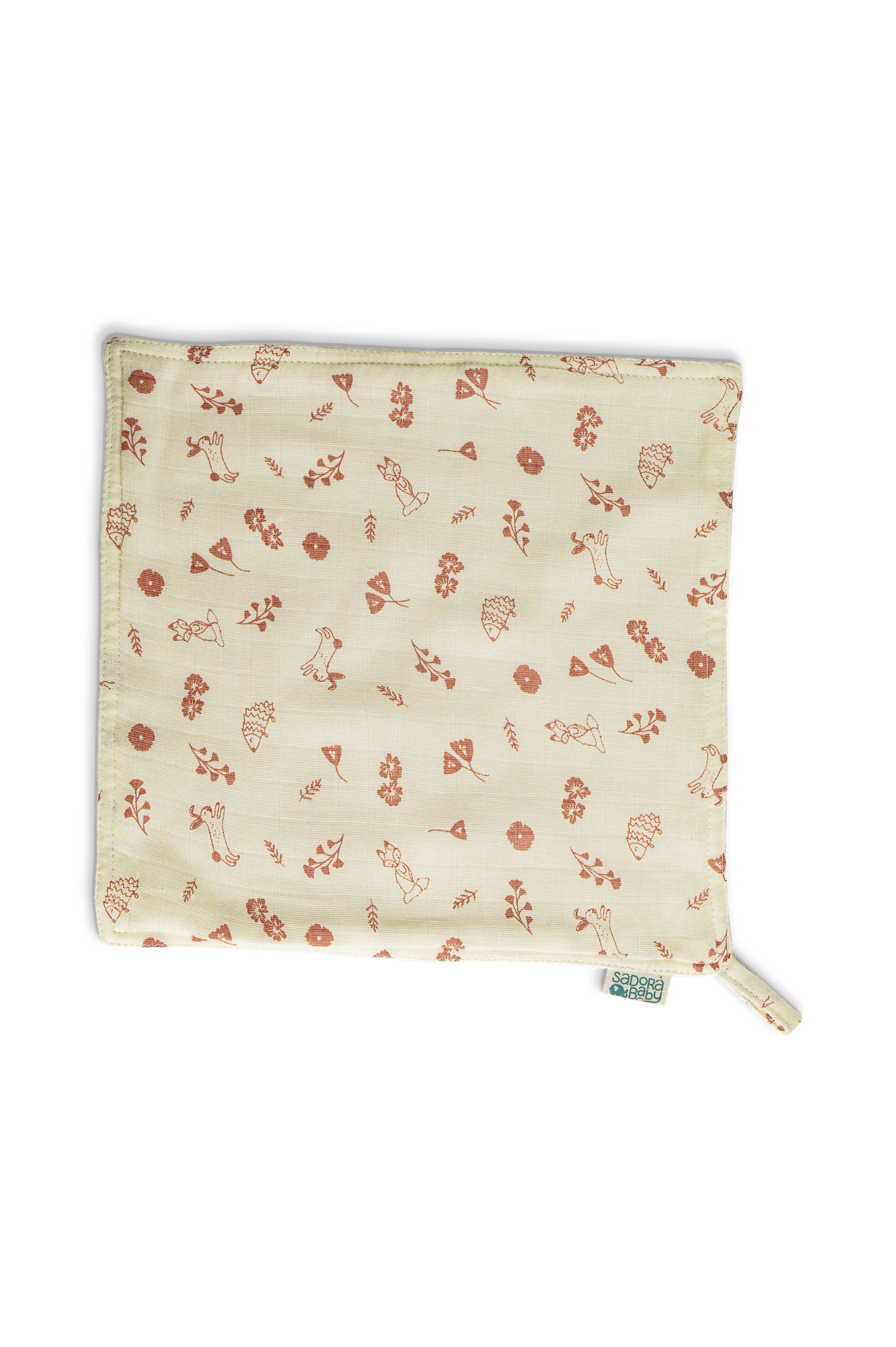 Face Cloth / Floral / Daisy / Hedgehog