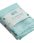 Muslin Swaddles 70 x 70 Hot Air Balloon / Rainbow / Sky