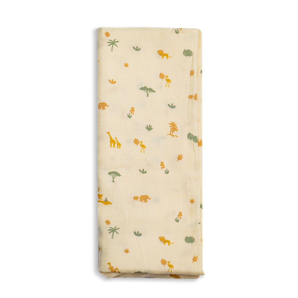 Muslin Swaddles 110 x 110 Savanna / Aztec / Elephant