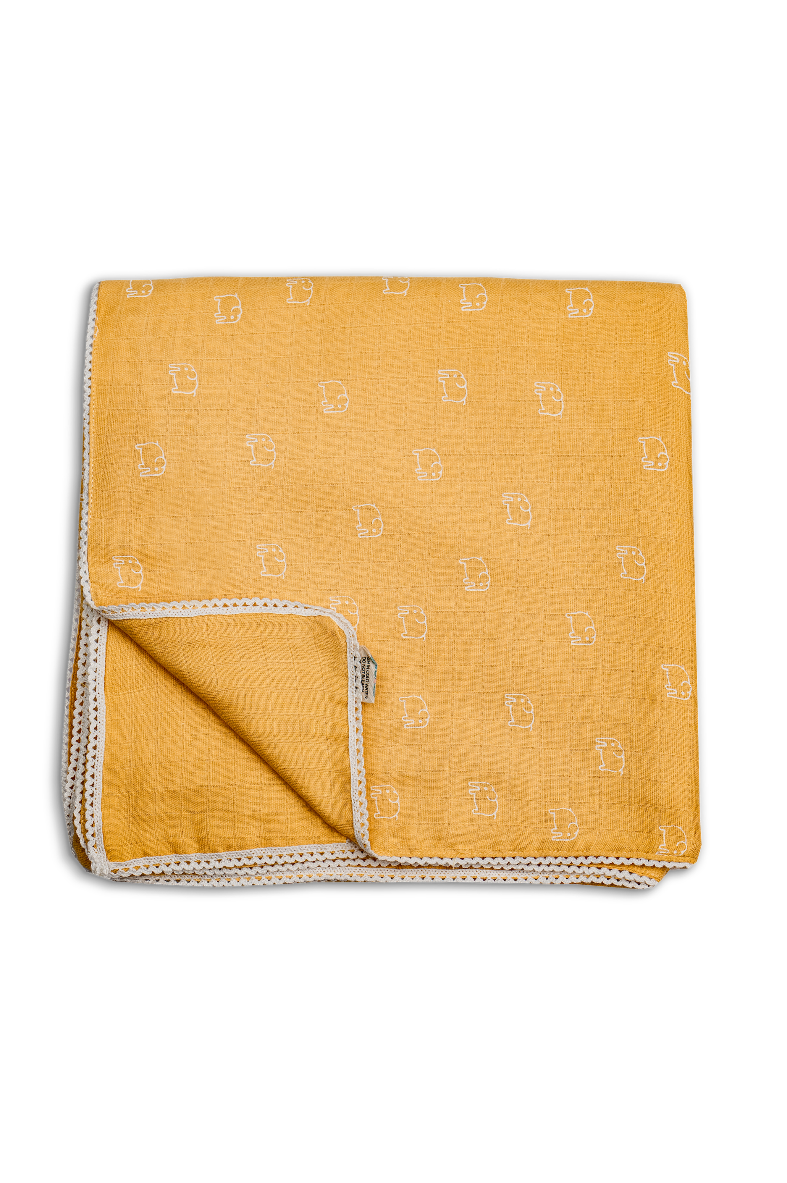 Two Layered Muslin Blanket / Elephant