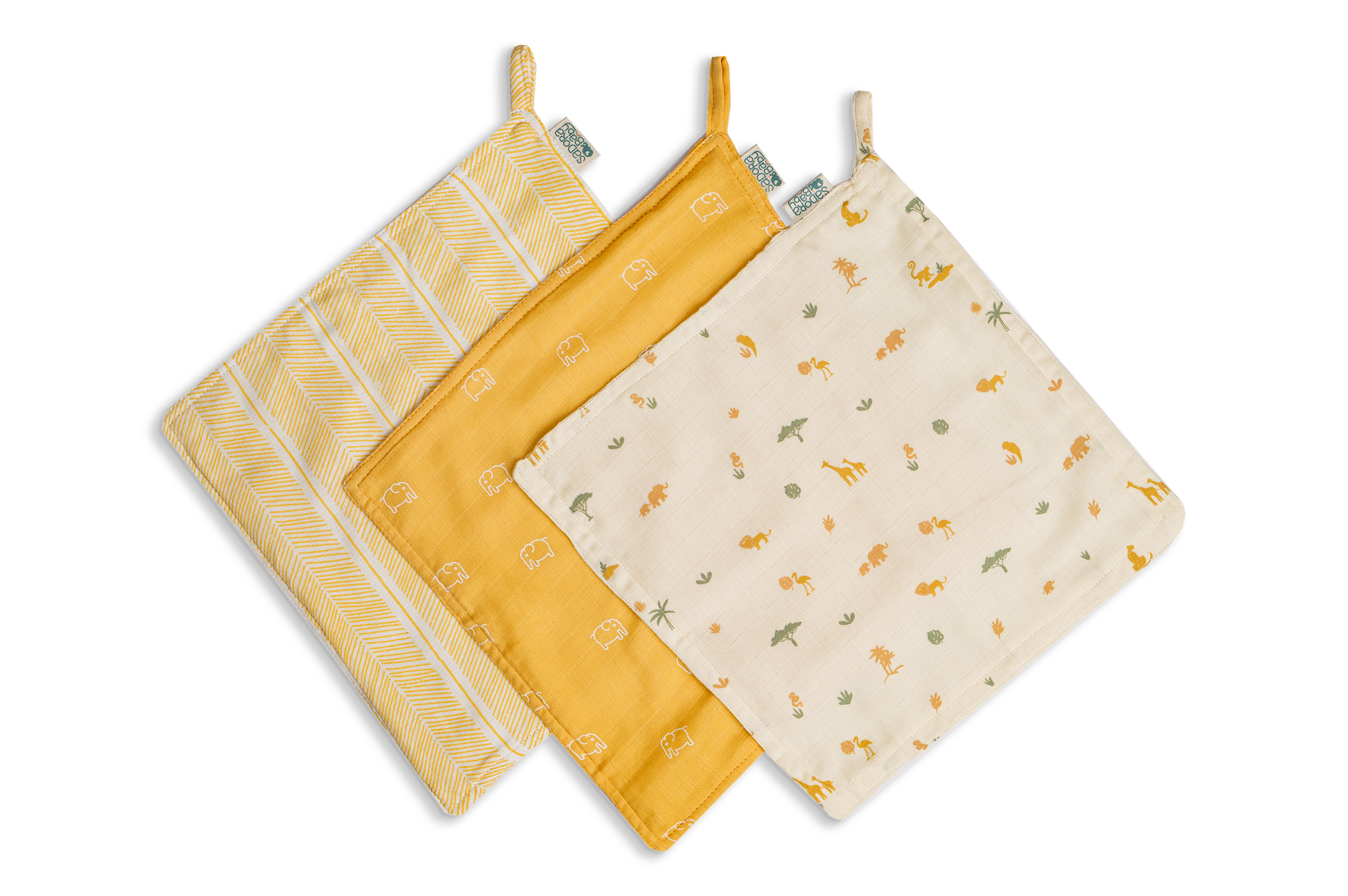 Face Cloth / Elephant / Savanna / Aztec