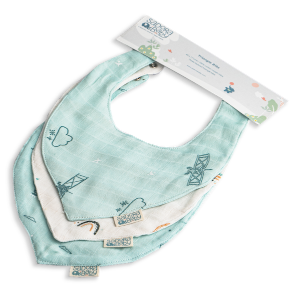 Bandana Bib Aeroplane / Rainbow / Hot Air Balloon