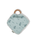 Pacifier Cloth With Wooden Ring / Aeroplane / Hot Air Balloon / Sun