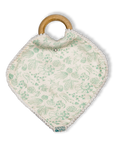 Pacifier Cloth With Wooden Ring / Starfish / Waves / Shell