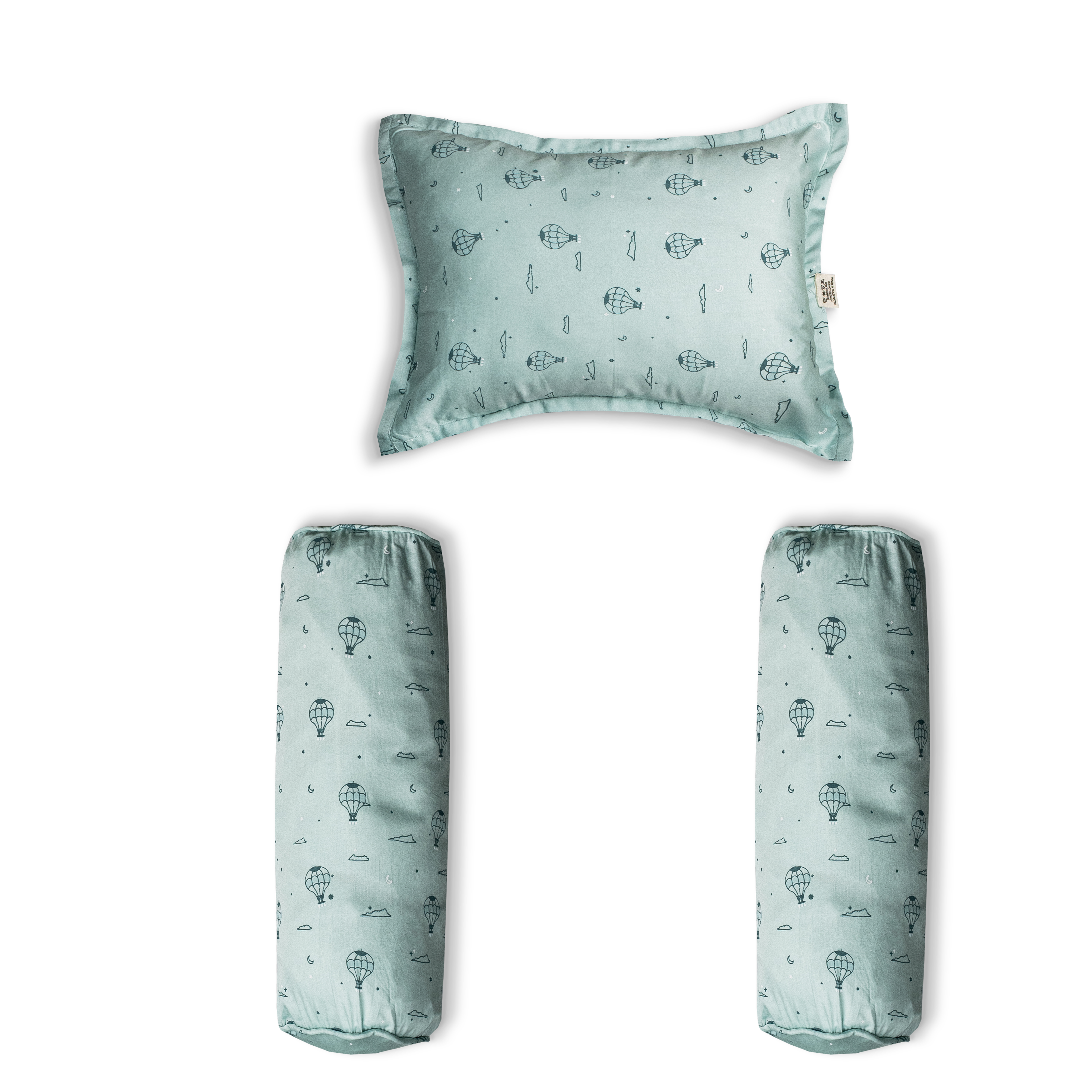 Bolster Pillow Cover / 35 x 10 / Hot Air Balloon