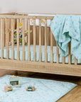Three Layered Muslin Blanket / Denim Hot Air Balloon