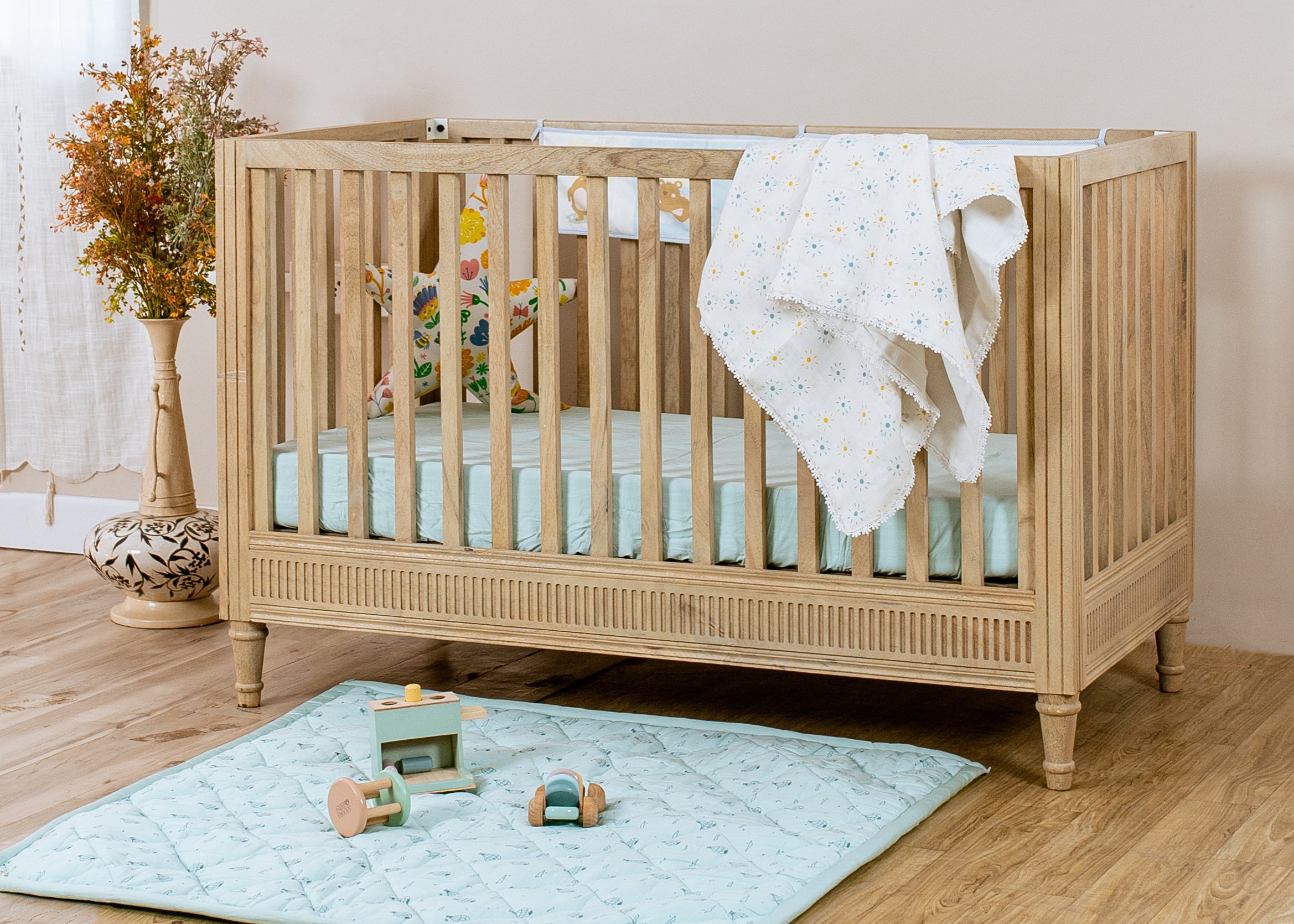 Three Layered Muslin Blanket / Denim Sun