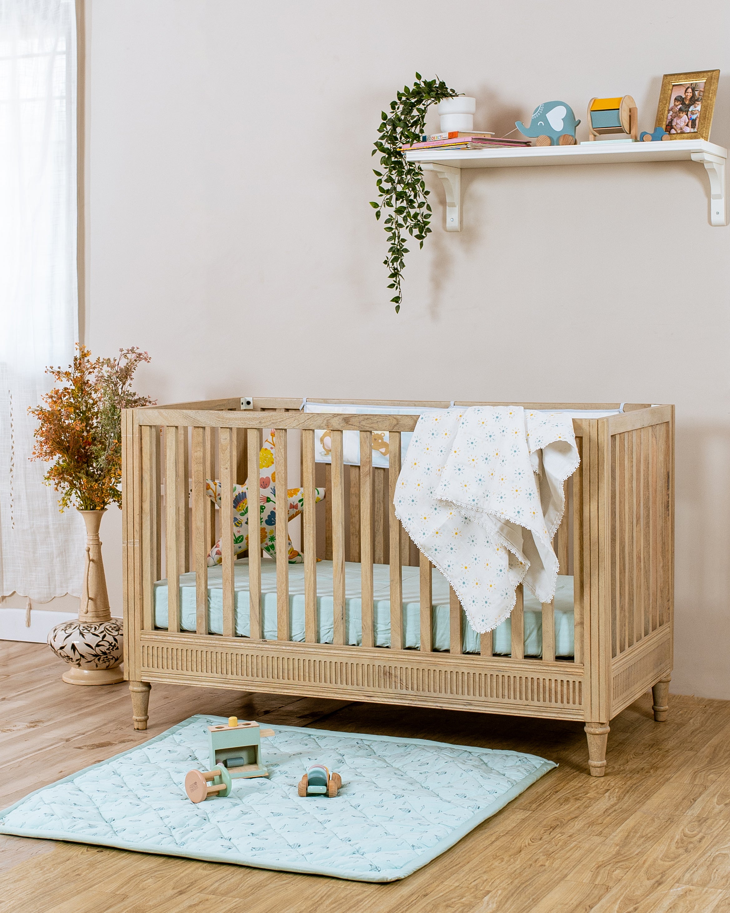 Three Layered Muslin Blanket / Denim Sun