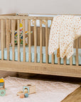 Three Layered Muslin Blanket / Blush Hedgehog