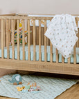 Three Layered Muslin Blanket / Denim Rainbow