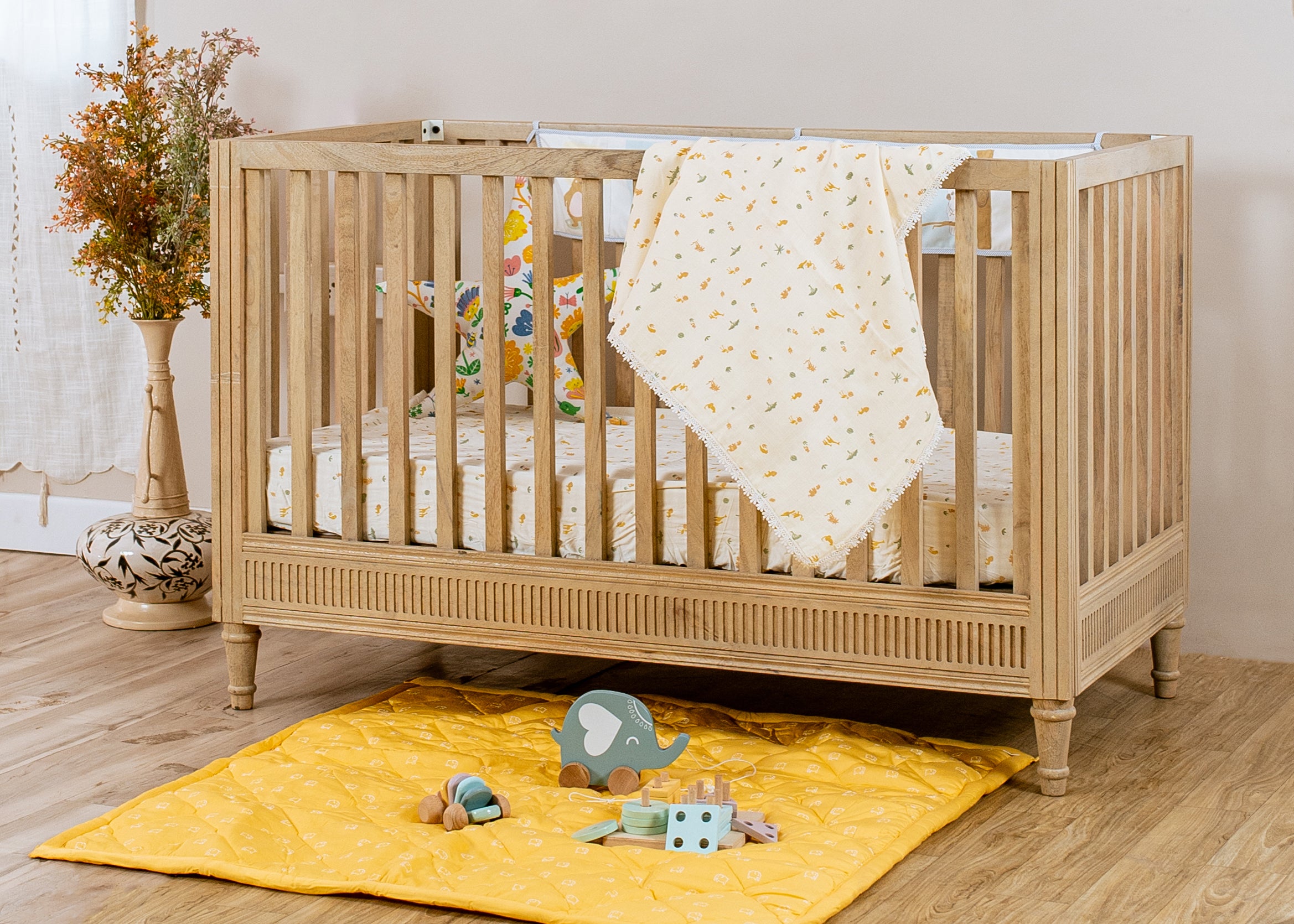 Three Layered Muslin Blanket / Mustard Savanna