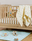 Three Layered Muslin Blanket / Mint Undersea