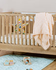 Three Layered Muslin Blanket / Blush Daisy