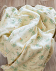 Three Layered Muslin Blanket / Mint Undersea