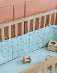 Cot Bumper / Denim Hot Air Balloon