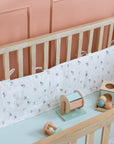 Cot Bumper / Denim Rainbow
