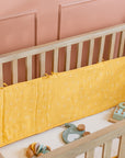 Cot Bumper / Mustard Elephant