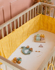 Cot Bumper / Mustard Elephant