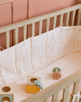 Cot Bumper / Blush Daisy