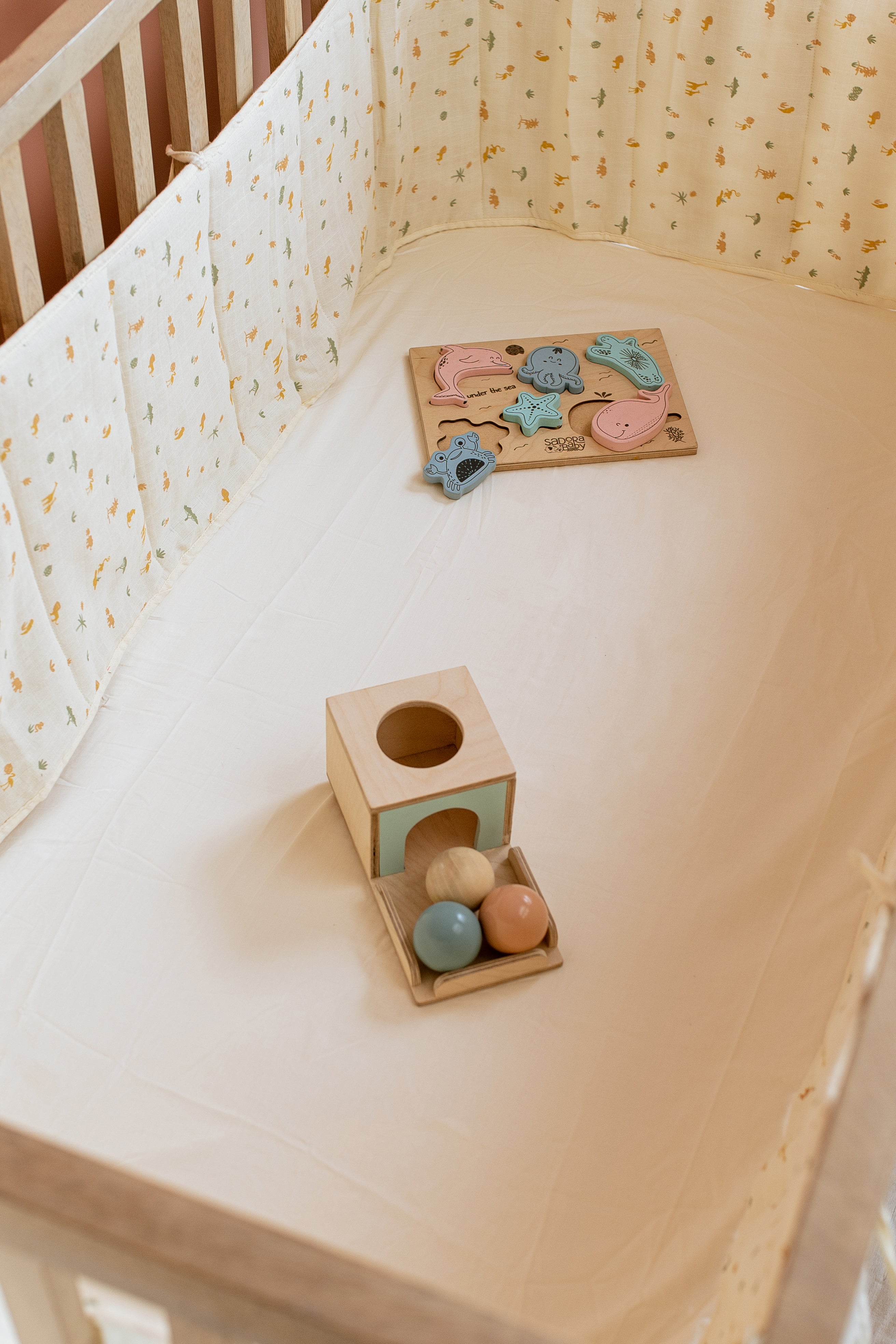 Cot Bumper / Mustard Savanna