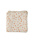 Three Layered Muslin Blanket / Blush Hedgehog