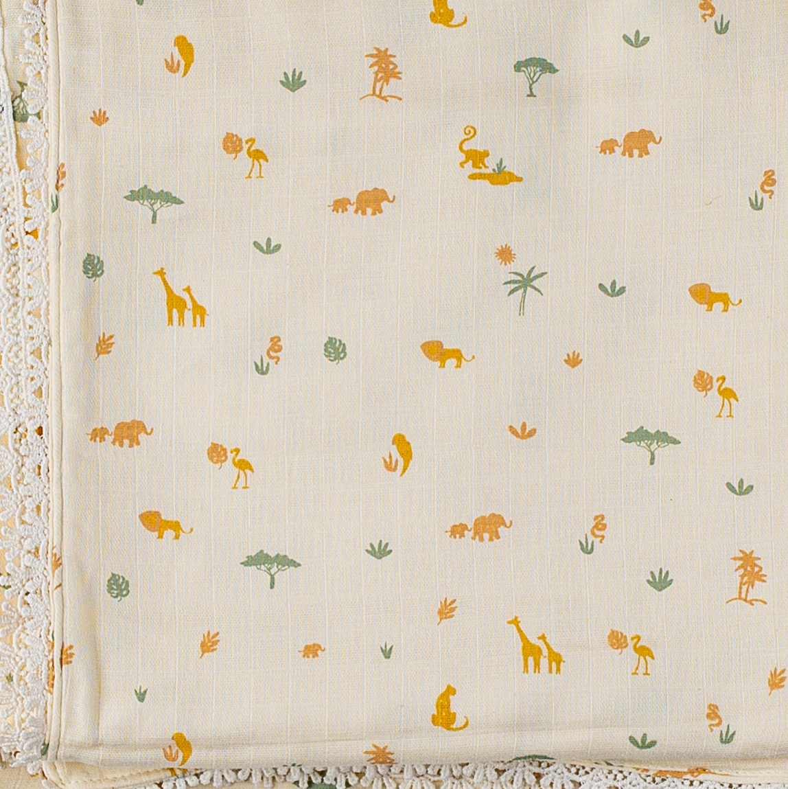 Three Layered Muslin Blanket / Mustard Savanna